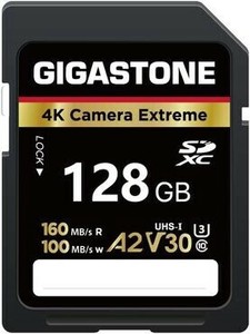 超高速SDカード 128GB　4K Camera Extreme UHS-I A2 V30 U3 Class 10 SDXC最大160MB/s