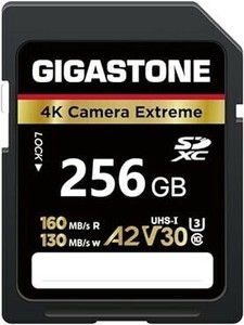 超高速SDカード 256GB　4K Camera Extreme UHS-I A2 V30 U3 Class 10 SDXC最大160MB/s