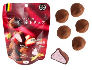 【予約販売】【アラカルト】ベルギー産　パウダートリュフ　ストロベリー味　42g