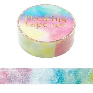 Washi Tape Rainbow Sparkle Pastel 15mm