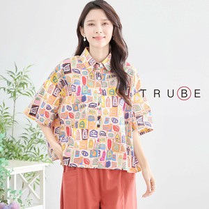 Button Shirt/Blouse Cotton 5/10 length [2025 NEW]