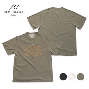 レミ レリーフ【REMI RELIEF】SP加工 New fit T (RED POWER) Tシャツ 半袖 ダメージ メンズ レディース