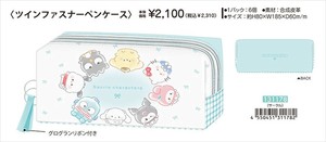 【予約品】サンリオキャラクターズ まるもっち ツインファスナーペンケース《 7/24(木) 予約〆切り》