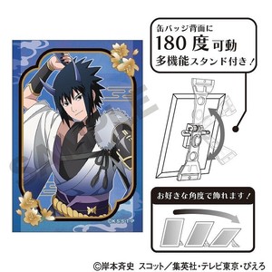 ■2025AW　先行予約■　NARUTO -ナルト- 疾風伝　アート缶バッジ　うちは サスケ/鬼