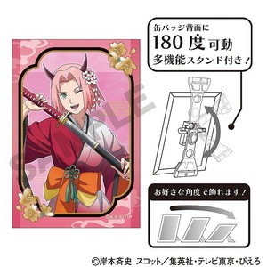 ■2025AW　先行予約■　NARUTO -ナルト- 疾風伝　アート缶バッジ　春野 サクラ/鬼