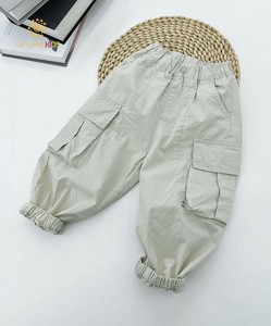 【aimoha KIDS】ポケットキッズカーゴパンツ 多機能ポケット 子供 ミリタリー 春 秋