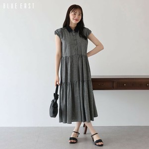 2025年新商品 洋装/连衣裙 层叠造型 短袖 洋装/连衣裙