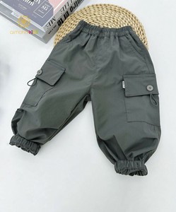 【aimoha KIDS】キッズカーゴパンツ ポケット ミリタリー 子供 春 秋 ストリート