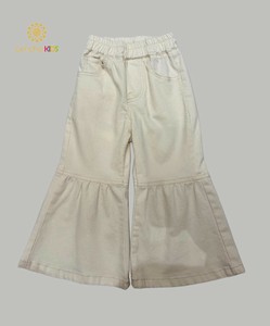【aimoha KIDS】キッズフレアパンツ ガーリーシルエット 子供 女の子 長ズボン