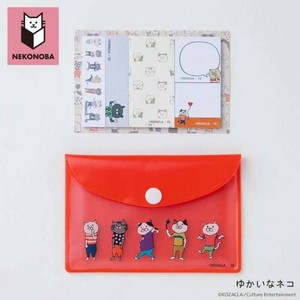 NEKONOBA ネコノバ ポーチ入り付箋 付箋 ふせん メモ ポスト・イット おしゃれ かわいい キャラクター