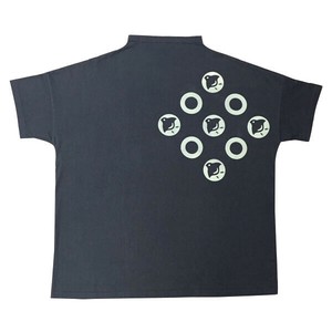 KU*NEW抜染（ばっせん）ゆるりTシャツ　千鳥　フリーサイズ　日本製