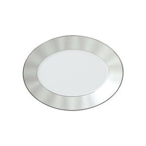 NIKKO(ニッコー) ELITE MODERN(エリートモダン) 26cmオーバルプレート シルクプラチナム 11733-4076H
