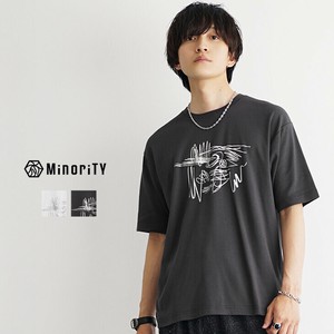 [MinoriTY] T-shirt Crew Neck T-Shirt Short Sleeve