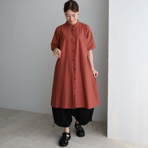 Button Shirt/Blouse Shirt Dress Stand-up Collar [2025 NEW] S/S
