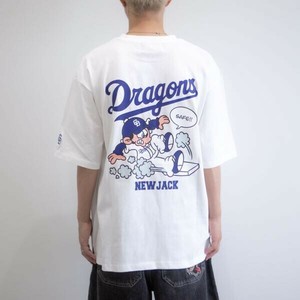 NEWJACKxプロ野球コラボ TシャツNJD252-2306/中日ドラゴンズ