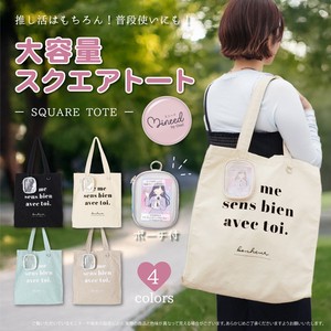 "Oshikatsu Item" Tote Bag Canvas Minnie Square [2025 NEW]