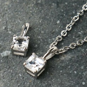 Gemstone Pendant Natural Stone Top Pendant Square
