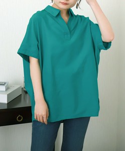 Button Shirt/Blouse Antibacterial Finishing Absorbent UV Protection Quick-Drying