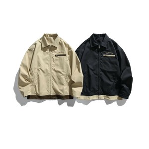 P22218 ジャケット ファッション メンズ トッブス 2025春秋新作 ヴィンテージ 長袖