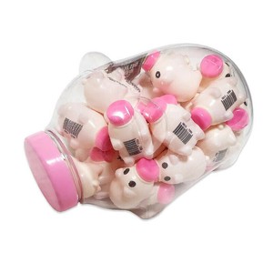 ミニブタチューイングキャンディ 240g ピーチ味 かわいいミニボトル30個入 子豚ちゃんボトル