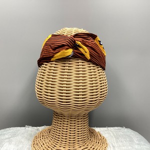 ヘアアクセサリー　ヘアバンド　ターバン　カラフル　鳥　ツバメ