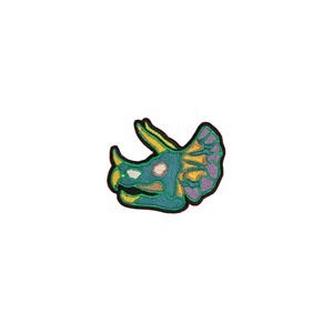 【DULTON ダルトン】ダイナソーワッペン D TRICERATOPS