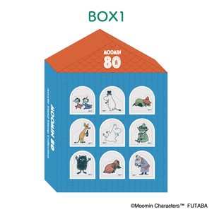 【新商品】【ムーミンの日】【キャラクター】ムーミン80周年アクスタスタンプコレクションBOX1