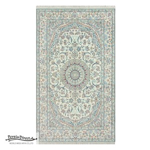 ペルシャ　絨毯　ラグ　手織　イラン　ウール＆シルク　ラグサイズL　152×253cm　C230_BE