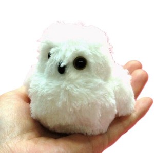◆即納可能◆ぬいぐるみ　シロフクロウ　Little Beans　リルビーン　手のひらサイズ　ふくろう　鳥
