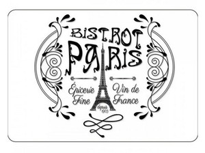 フランス直輸入　ランチョンマット/テーブルマット　” PARIS BISTROT”
