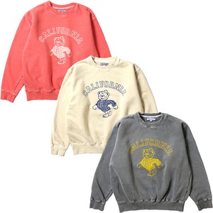 【予約販売】【2025秋冬新作】【HOUSTON WOMAN】PIGMENT PRINT SWEAT（CALIFORNIA）