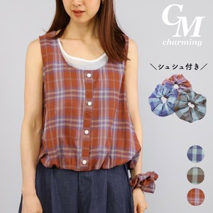 Tunic Check Pattern Sleeveless