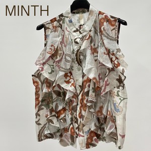 Button Shirt/Blouse Design Front Mint Sleeve Blouse Botanica Made in Italy