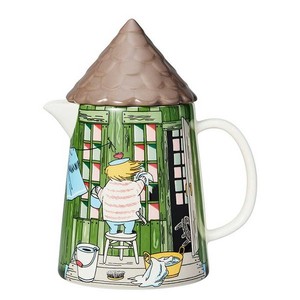 「ムーミン アラビア ( MOOMIN ARABIA )」 バスハウス 蓋付ピッチャー 1.0L 【国内正規品】