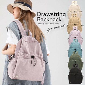 Backpack Pocket Unisex Drawstring