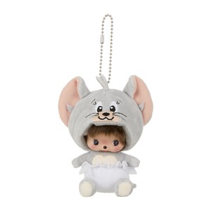 4月下旬入荷　トムジェリ×モンチッチ　ベビチッチ顔でかSSキーチェーン　モンチッチ再生産分　予約〆10/12