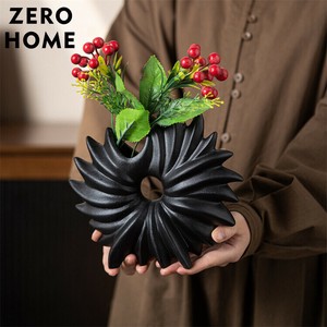 卓上陶器花瓶 ヨーロッパ風インテリアオーナメント