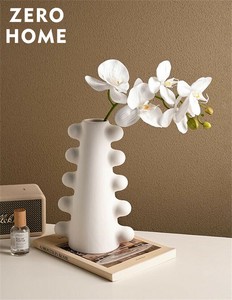 バレーボールモチーフ 陶器花瓶 リビング飾り TVボード インテリア置物