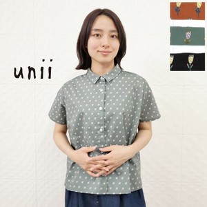 Button Shirt/Blouse Flower