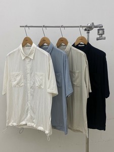 Button Shirt Short Sleeve Shirt [S/S NEW]