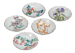 Kutani ware Small Plate Assortment 4.2-go