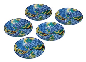 Kutani ware Small Plate Assortment 5.5-go