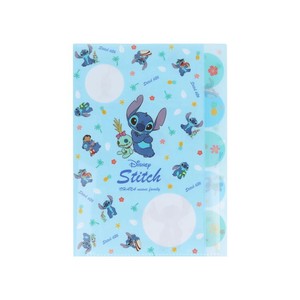 【ポケットファイル】リロ＆スティッチ ダイカットクリアファイル5P 2D