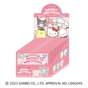 【先行受注】シークレットミニポーチ10個入りBOX サンリオキャラクターズ 予約〆7/27
