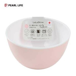 Mixing Bowl Pink PEARL METAL Antibacterial Clear 14cm Made in Japan