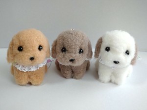 TA*NEW★ふわもこシリーズ　キーチェーン付　犬