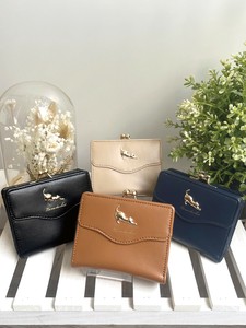 Trifold Wallet Gamaguchi [New Item] 4-colors
