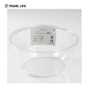 Mixing Bowl Lightweight PEARL METAL Clear 24cm Made in Japan