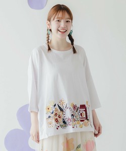 キッチンのこびと柄 刺繍プルオーバー