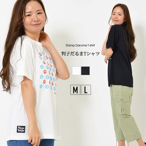 T-shirt Daruma Round Neck T-Shirt Summer Casual Spring [2025 NEW]